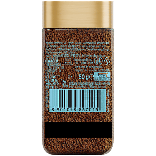 Nescafe Gold Blend Instant Coffee Powder, 50 g Rich & Smooth