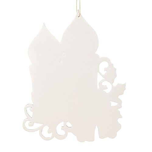 DP Christmas-Xmas-Hangable Decorative Candle - Paper, Multicolour, BB1124-3, 1 pc  