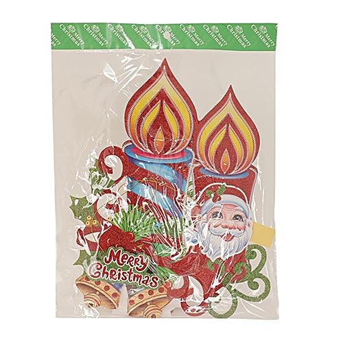 DP Christmas-Xmas-Hangable Decorative Candle - Paper, Multicolour, BB1124-3, 1 pc  