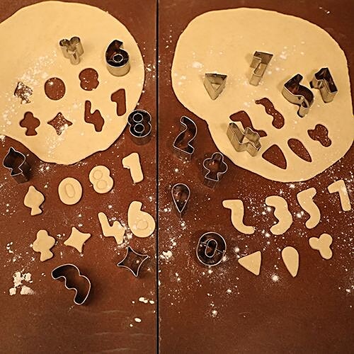 Buy DP Stainless Steel CookieBrownie Cutters & Slicer Silver, BB