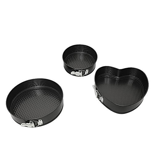DP Cake-Chocolate Moulds - Metal, Grey, BB 1013 GRY, 3 pcs  