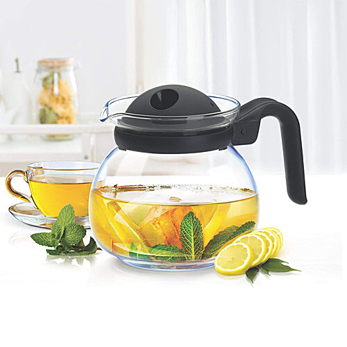 Treo Regalia Borosillicate Carafe With Cup & Saucer Gift Set, 13 pcs  