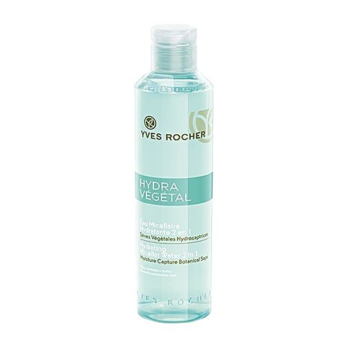 YVES ROCHER Hydra Vegetal Hydrating Micellar Water - 2-In-1, For Normal to Combination Skin, 200 ml  