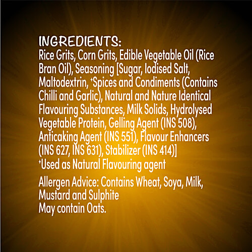 Too Yumm! Karare Chilli Achari Flavour Tangy Baked Crisps, 70 g Zero Cholesterol