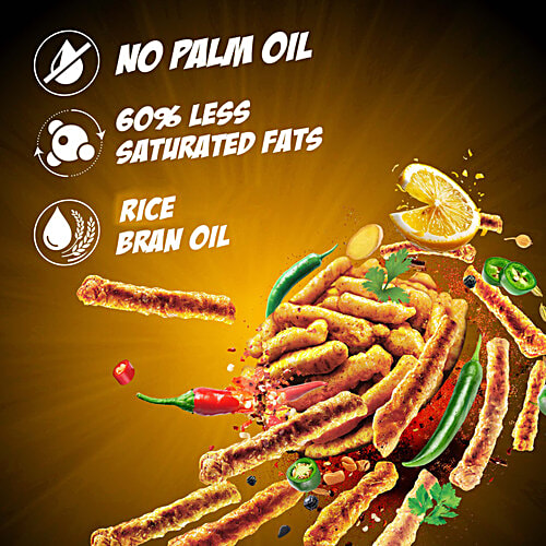 Too Yumm! Karare Chilli Achari Flavour Tangy Baked Crisps, 70 g Zero Cholesterol