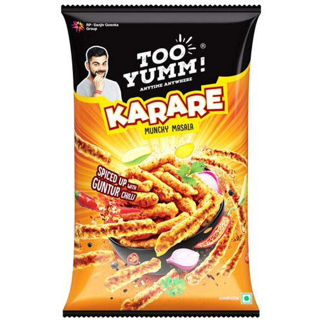 Too Yumm! Karare - Munchy Masala, Baked Snack & Not Fried, 40 g 