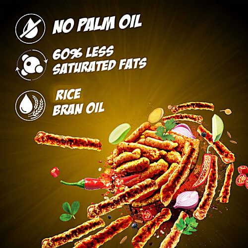 Too Yumm! Karare Munchy Masala Flavoured Baked Crisps, 70 g Zero Cholesterol