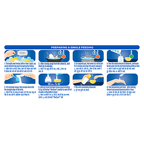Similac Neosure NeoSure Infant Formula Powder - For Premature Baby & Low Birth Weight, From Birth Up to 12 Months, DHA + Natural Vitamin E, 400 g Tin DHA + Natural Vitamin E