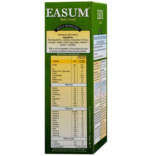 easum rice cereal