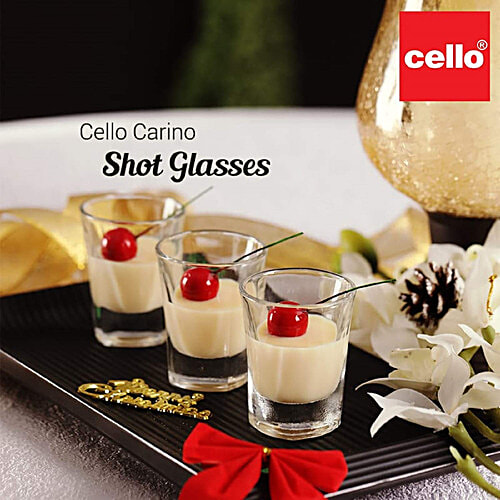 Cello Carino Shot Glass, 60 ml (Set of 6) 