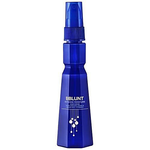 Bblunt Intense Moisture Hair Serum - Specially For Indian Hair, With Avocado, Jojoba & Argan Oils, Rich in Vitamin E, 75 ml  Rich in Vitamin E