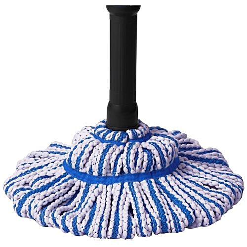 Buy Gala Twist Mop Refill Microfiber, Blue & White Online at Best