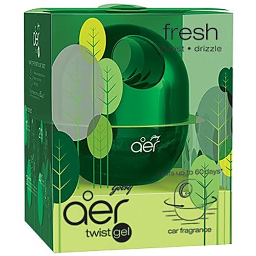 Buy Godrej Aer Car Air Freshener Twist Gel Fresh Forest Drizzle