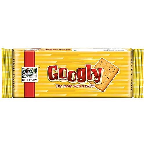 Bisk Farm Googly Biscuit, 45 g  Zero Cholesterol & Zero Trans Fatty Acids