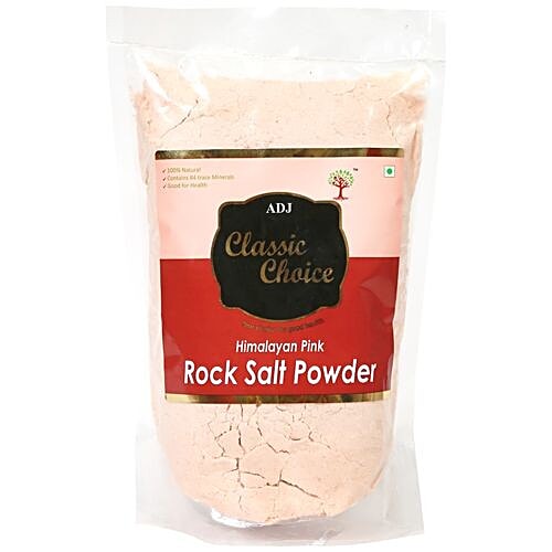 A.D.J Classic Choice Himalayan Pink Rock Salt/Uppu Powder, 1 kg Pouch 