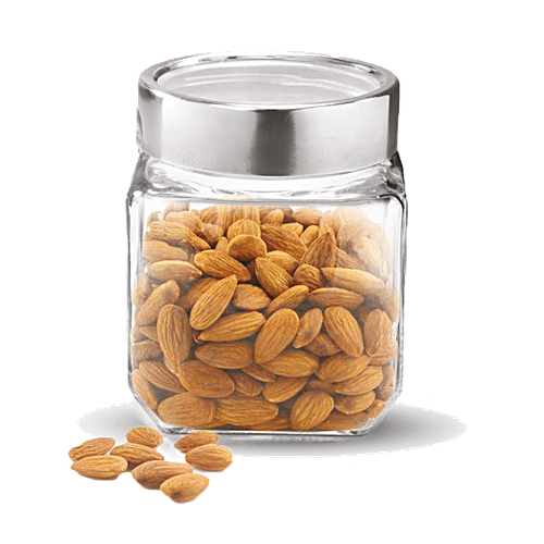 Treo Cube Storage Glass Jar, 580 ml  