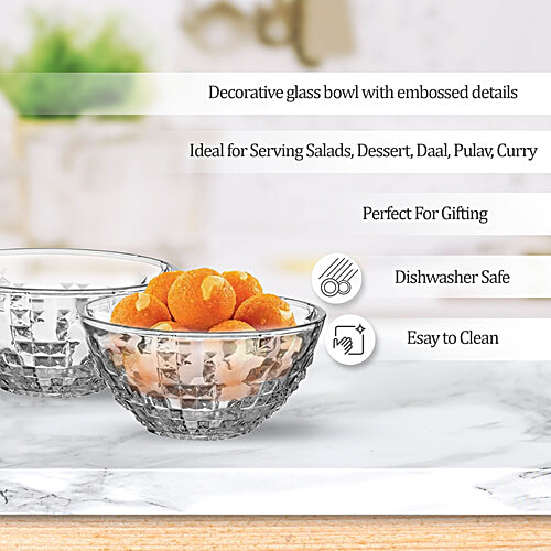 Buy Treo Glass Serving Bowl Logan Online at Best Price bigbasket