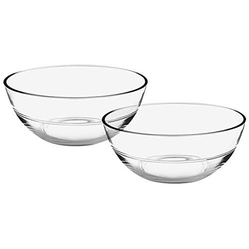 Treo Glass Serving Bowl - Jelo, 420 ml Set of 2 