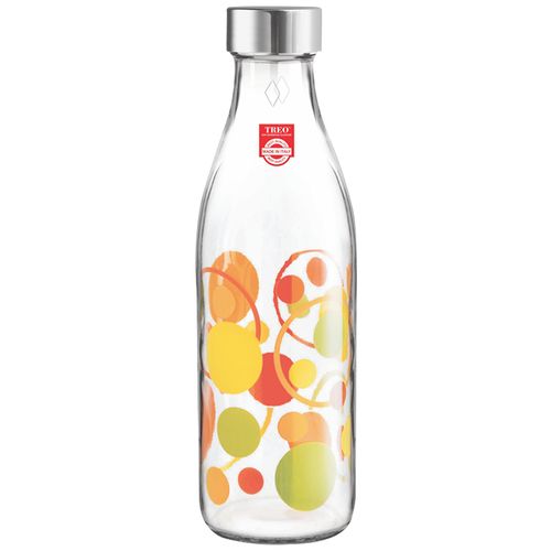 Buy Treo Ivory Premium Glass Bottle With Multicolour Circles Online At Best Price Of Rs 189