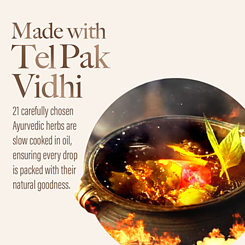 Kesh King Ayurvedic Hair Oil For New Hair Growth, Reduces Hairfall, Suitable For Men & Women, 200 ml Bottle Contains 21 Ayurvedic Herbs, With Bhringraja, Amla, Brahmi & 21 Natural Ingredients