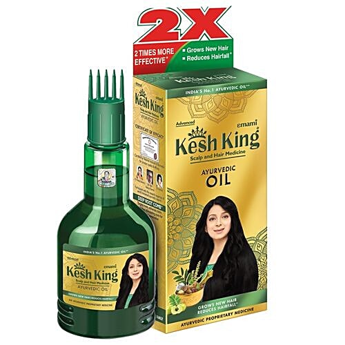 Buy Kesh King Ayurvedic Hair Oil For New Hair Growth, Reduces Hairfall