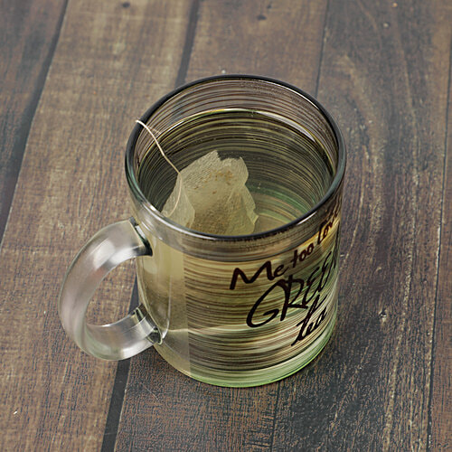 Hot Muggs Green Tea Mugs With Message, 350 ml Set of 4 