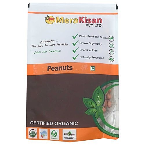 MeraKisan Organic Peanuts, 1 kg  