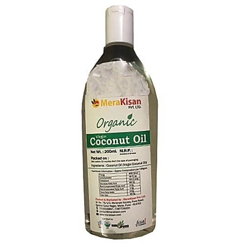 MeraKisan Organic Coconut Oil, 200 g  