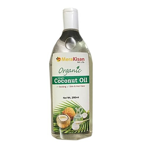 MeraKisan Organic Coconut Oil, 200 g  