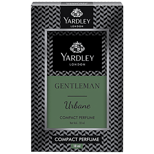 Yardley London Gentleman Urbane Compact Perfume for Men| Fougère Notes, 18 ml  