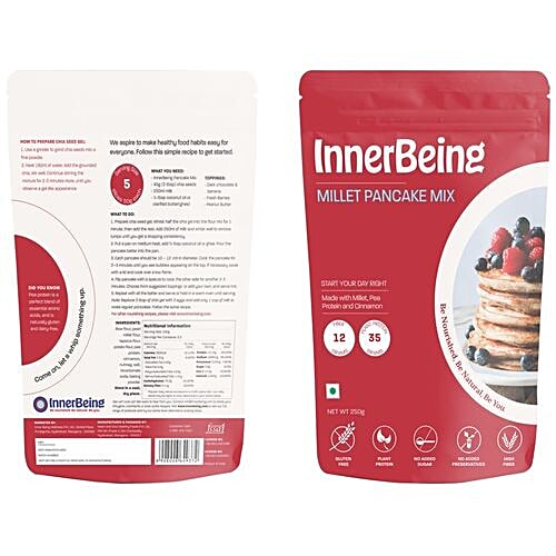 Buy Inner Being Millet Pancake Mix Online at Best Price of Rs 195