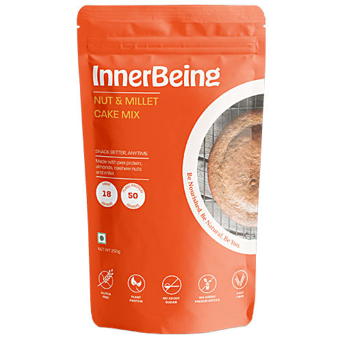 Buy Inner Being Nuts & Millet Cake Mix Online at Best Price of Rs null bigbasket