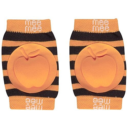 Mee Mee Soft Baby Knee/Elbow Pads - Orange, 1 pair  