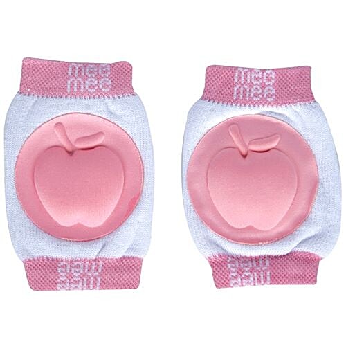 Mee Mee Soft Baby Knee/Elbow Pads - Pink, 1 pair  
