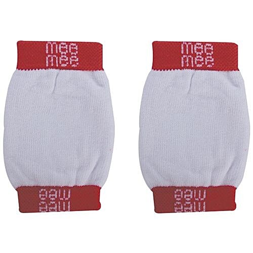 Mee Mee Soft Baby Knee/Elbow Pads - Red, 1 pair  
