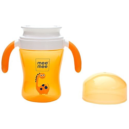 Mee Mee Easy Grip 360-Degree Trainer Sipper Cup - Orange, 240 ml  