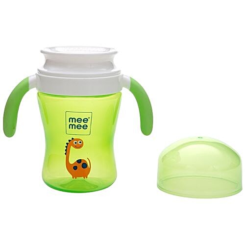 Mee Mee Easy Grip 360-Degree Trainer Sipper Cup - Green, 240 ml  