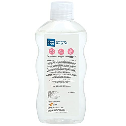 Mee Mee Baby Oil With Fruit Extracts, 500 ml  