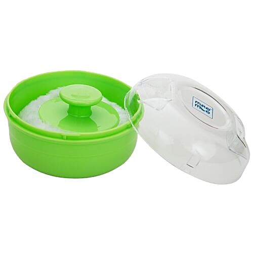 Mee Mee Powder Puff - Soft Feel, Green, 1 pc  