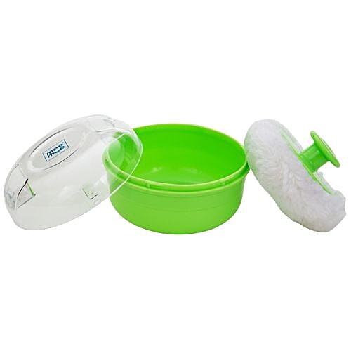 Mee Mee Powder Puff - Soft Feel, Green, 1 pc  