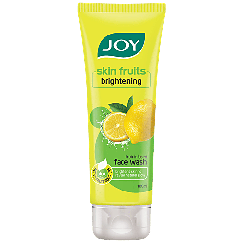 Joy Skin Fruits Brightening Lemon Face Wash, 100 ml