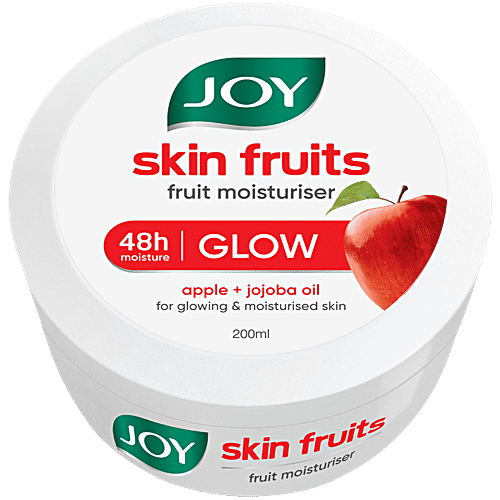 Joy Skin Fruits Moisturizing Skin Cream, 200 ml  Lightweight & Non Sticky