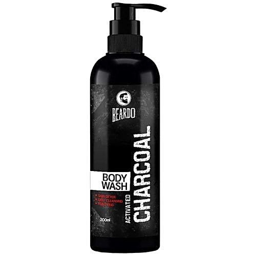 Beardo Activated Charcoal Bodywash, 200 ml  