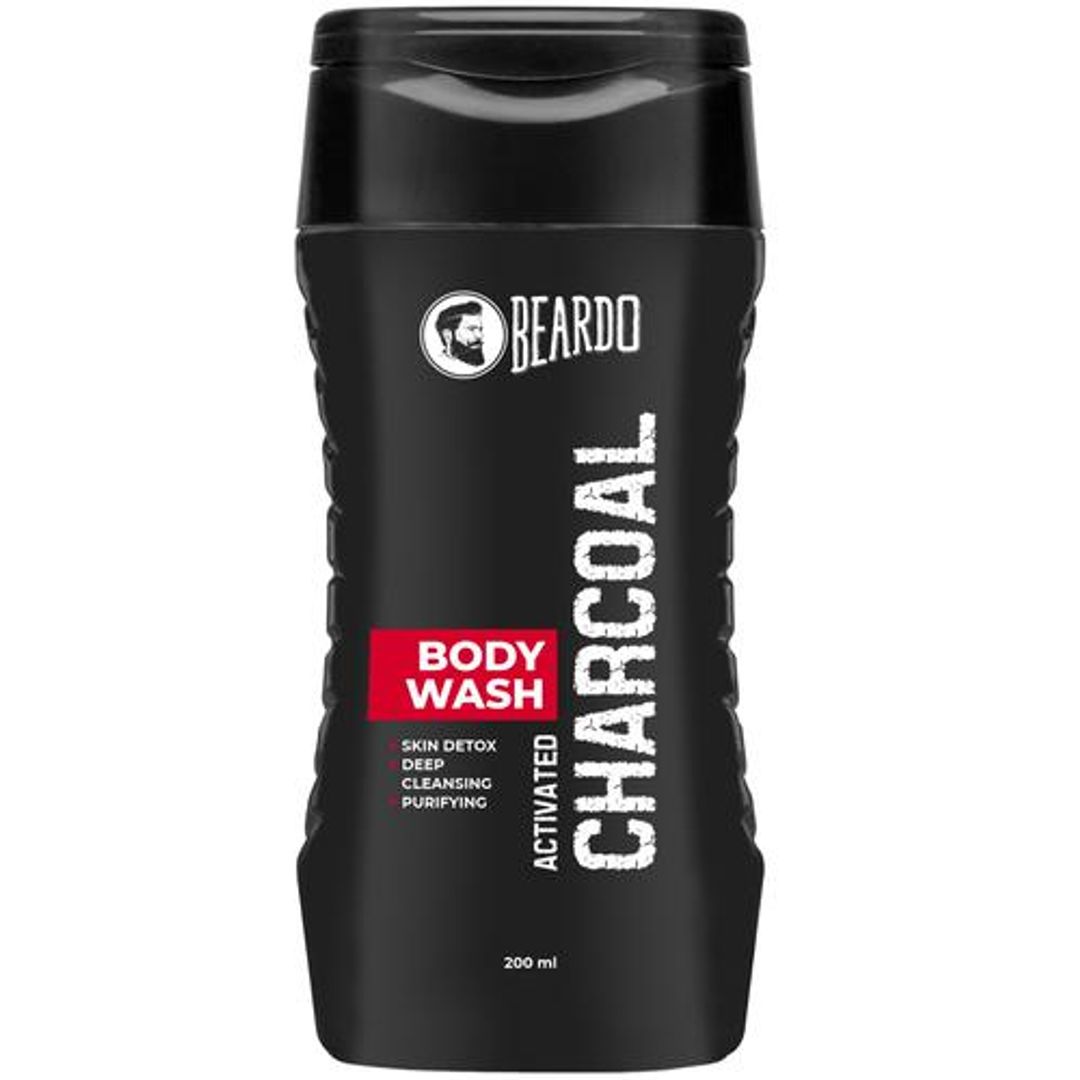 Beardo Activated Charcoal Body Wash, 200 ml 