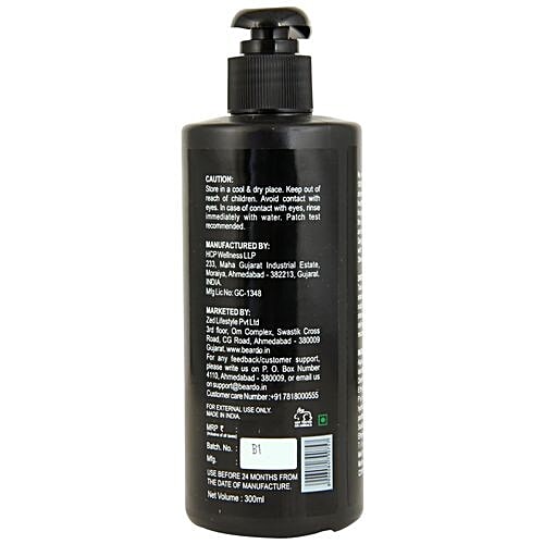 Beardo Apple Cider Vinegar Shampoo, 300 ml  Made with 100% Unrefined Apple Cider Vinegar