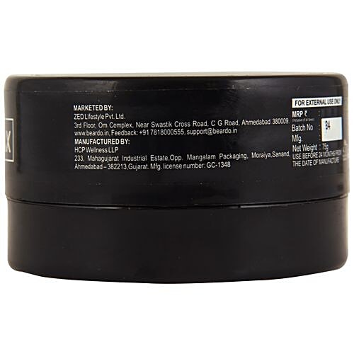 Beardo Creme Power Styling Wax, 75 g  