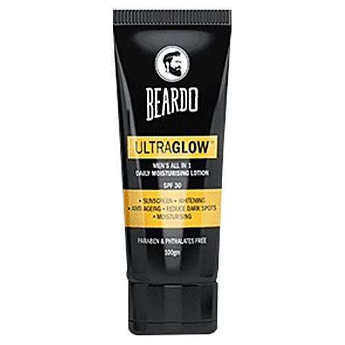 Beardo Ultraglow All-In-1 Mens Face Lotion, 100 g  