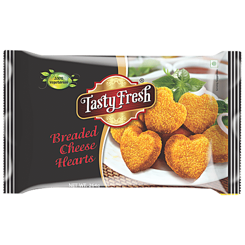 Tasty Fresh Breaded Cheese Heart, 245 g  