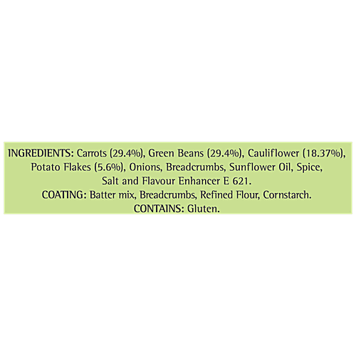 Tasty Fresh Vegetable Burger, 227 g  