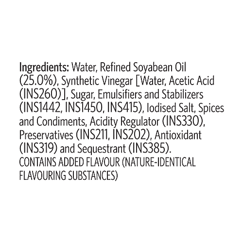 Veeba Eggless Mayonnaise Chef's Special, 875 g Standy Pouch 